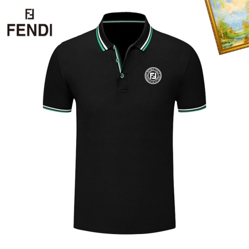 Fendi T-Shirts Short Sleeved For Men #1193344 $29.00 USD, Wholesale Replica Fendi T-Shirts