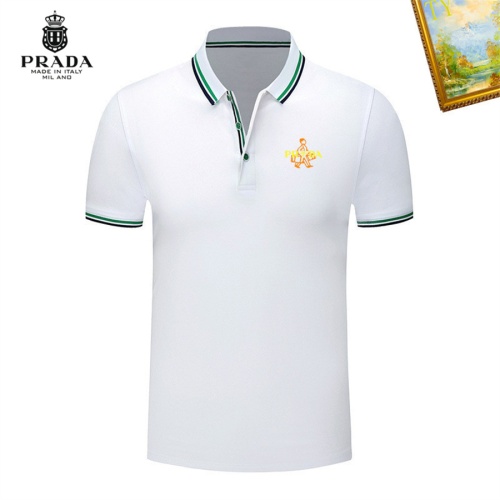 Prada T-Shirts Short Sleeved For Men #1193349 $29.00 USD, Wholesale Replica Prada T-Shirts