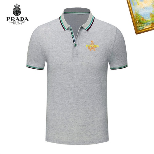 Prada T-Shirts Short Sleeved For Men #1193350 $29.00 USD, Wholesale Replica Prada T-Shirts