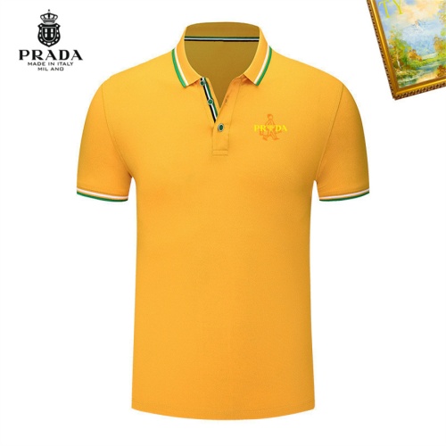 Prada T-Shirts Short Sleeved For Men #1193351 $29.00 USD, Wholesale Replica Prada T-Shirts