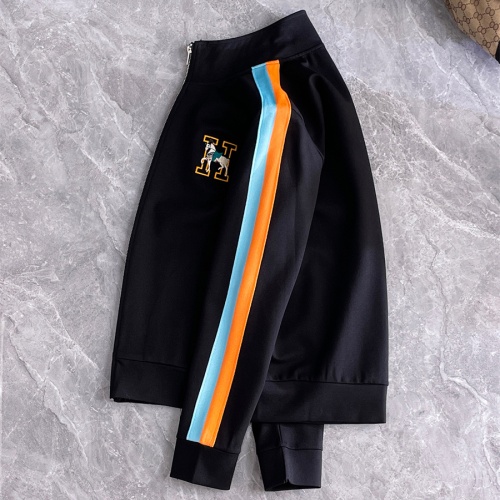 Replica Hermes Tracksuits Long Sleeved For Men #1193499 $85.00 USD for Wholesale