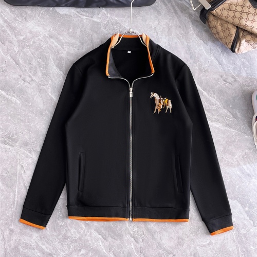 Replica Hermes Tracksuits Long Sleeved For Men #1193524 $85.00 USD for Wholesale