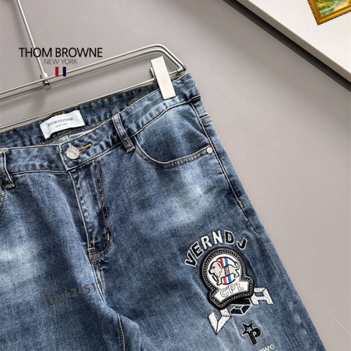 Replica Thom Browne TB Jeans For Men #1193536 $48.00 USD for Wholesale