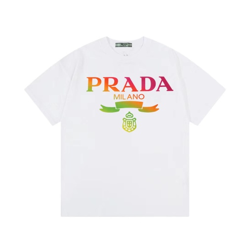 Prada T-Shirts Short Sleeved For Unisex #1193626 $34.00 USD, Wholesale Replica Prada T-Shirts