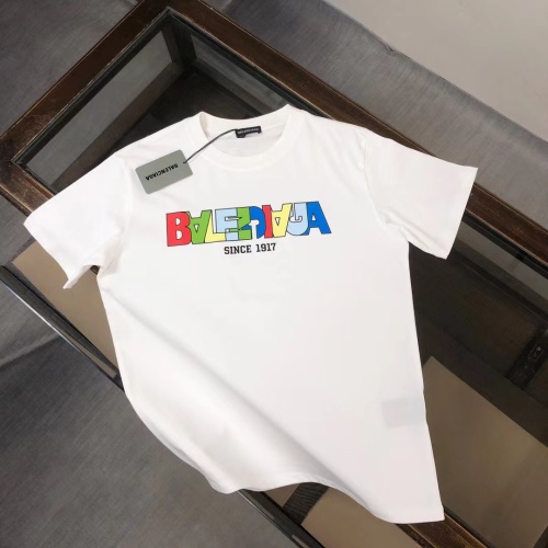 Balenciaga T-Shirts Short Sleeved For Men #1193660 $40.00 USD, Wholesale Replica Balenciaga T-Shirts