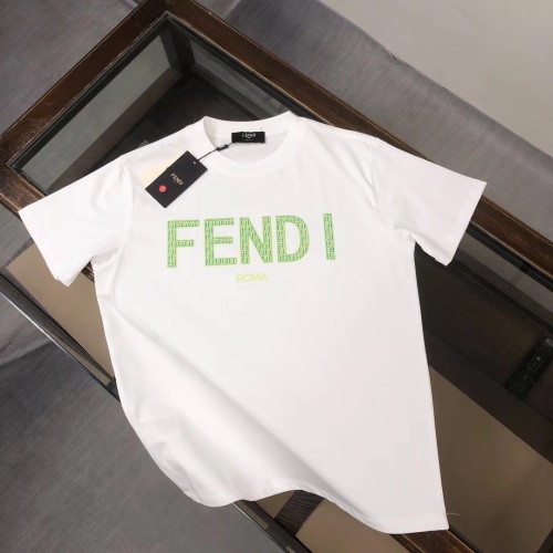 Fendi T-Shirts Short Sleeved For Men #1193664 $40.00 USD, Wholesale Replica Fendi T-Shirts