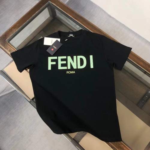 Fendi T-Shirts Short Sleeved For Men #1193665 $40.00 USD, Wholesale Replica Fendi T-Shirts