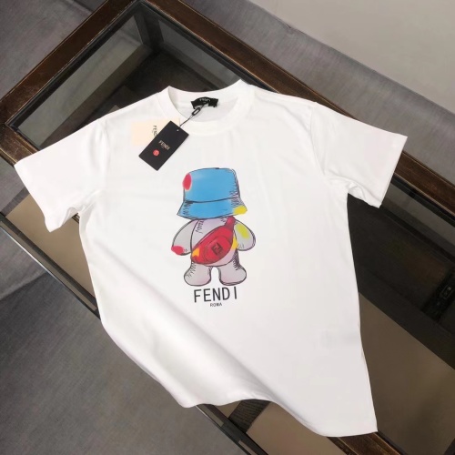 Fendi T-Shirts Short Sleeved For Men #1193666 $40.00 USD, Wholesale Replica Fendi T-Shirts