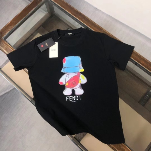 Fendi T-Shirts Short Sleeved For Men #1193667 $40.00 USD, Wholesale Replica Fendi T-Shirts