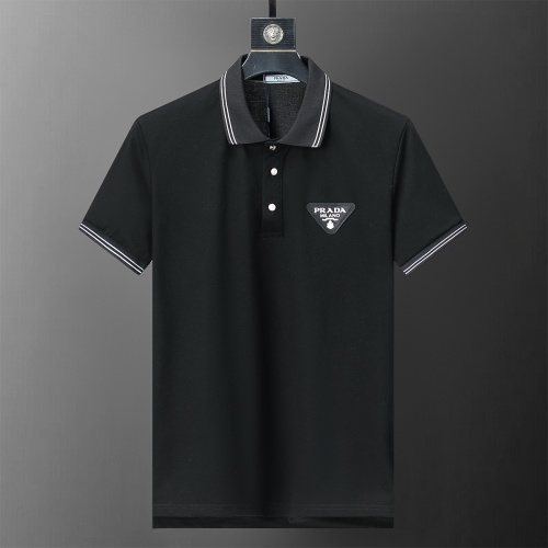 Prada T-Shirts Short Sleeved For Men #1193706 $27.00 USD, Wholesale Replica Prada T-Shirts