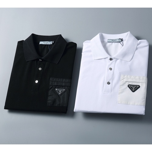 Replica Prada T-Shirts Short Sleeved For Men #1193717 $27.00 USD for Wholesale