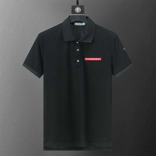 Prada T-Shirts Short Sleeved For Men #1193719 $27.00 USD, Wholesale Replica Prada T-Shirts