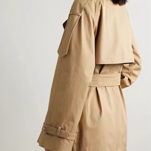 Replica Burberry Trench Coat Long Sleeved For Women #1194167 $160.00 USD for Wholesale
