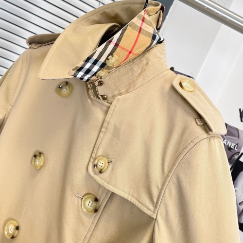 Replica Burberry Trench Coat Long Sleeved For Women #1194168 $160.00 USD for Wholesale