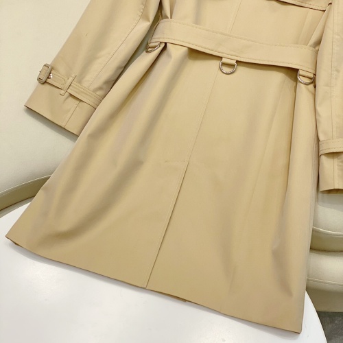 Replica Burberry Trench Coat Long Sleeved For Women #1194169 $160.00 USD for Wholesale