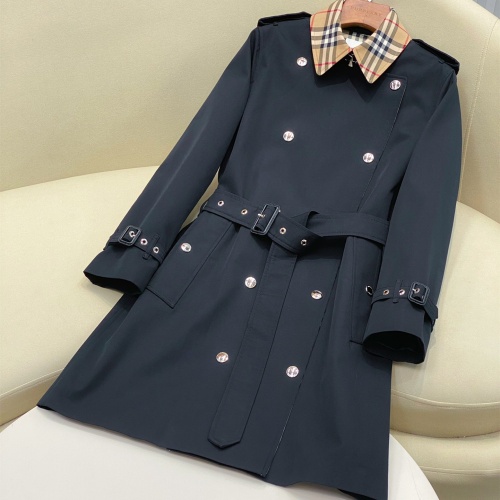 Burberry Trench Coat Long Sleeved For Women #1194170 $160.00 USD, Wholesale Replica Burberry Trench Coat