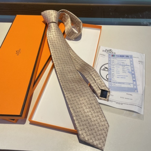 Replica Hermes Necktie For Men #1194222 $34.00 USD for Wholesale
