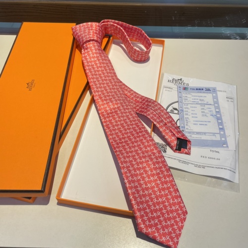 Replica Hermes Necktie For Men #1194223 $34.00 USD for Wholesale