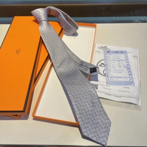 Replica Hermes Necktie For Men #1194226 $34.00 USD for Wholesale