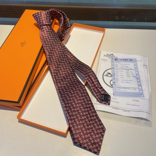 Replica Hermes Necktie For Men #1194231 $34.00 USD for Wholesale