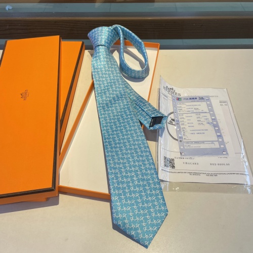 Replica Hermes Necktie For Men #1194233 $34.00 USD for Wholesale