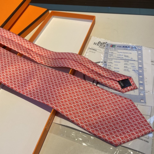 Replica Hermes Necktie For Men #1194239 $34.00 USD for Wholesale