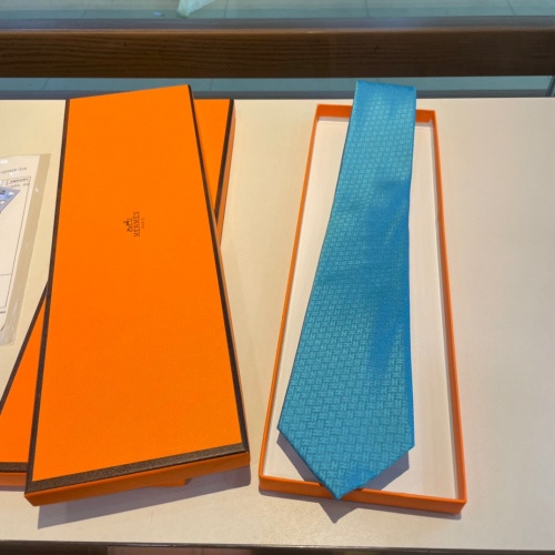 Replica Hermes Necktie For Men #1194241 $34.00 USD for Wholesale