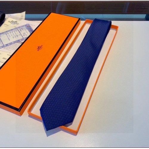 Replica Hermes Necktie For Men #1194249 $34.00 USD for Wholesale
