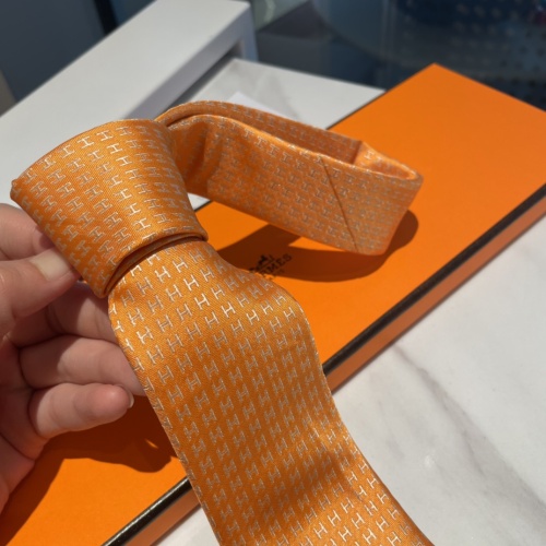 Replica Hermes Necktie For Men #1194543 $34.00 USD for Wholesale