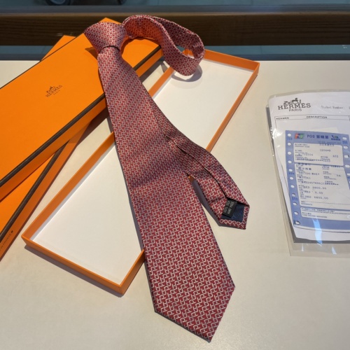 Replica Hermes Necktie For Men #1194545 $34.00 USD for Wholesale