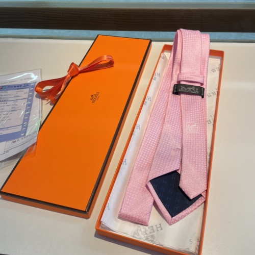 Replica Hermes Necktie For Men #1194547 $34.00 USD for Wholesale