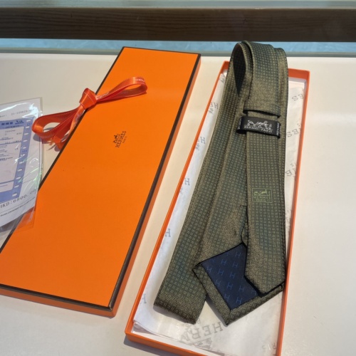 Replica Hermes Necktie For Men #1194548 $34.00 USD for Wholesale
