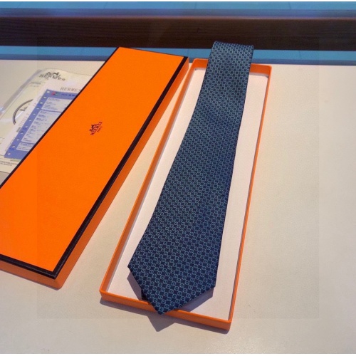 Replica Hermes Necktie For Men #1194551 $34.00 USD for Wholesale