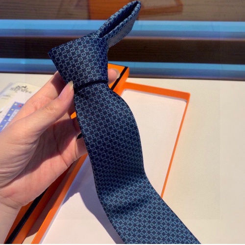 Replica Hermes Necktie For Men #1194551 $34.00 USD for Wholesale