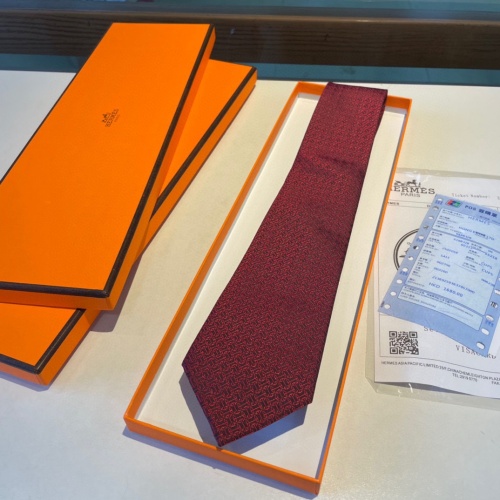 Replica Hermes Necktie For Men #1194567 $34.00 USD for Wholesale