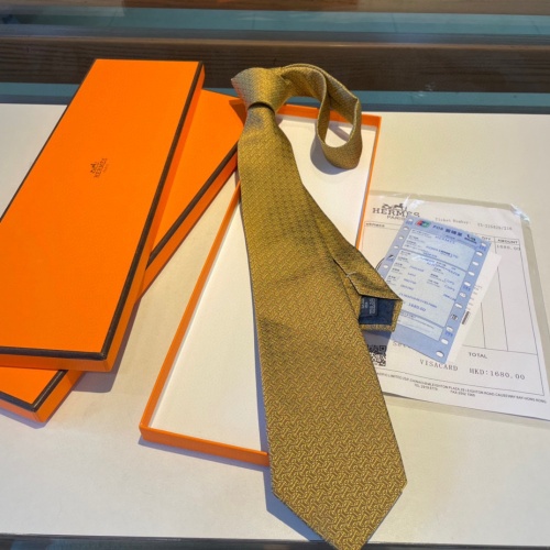 Replica Hermes Necktie For Men #1194570 $34.00 USD for Wholesale