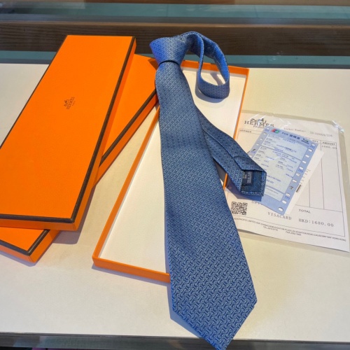 Replica Hermes Necktie For Men #1194574 $34.00 USD for Wholesale