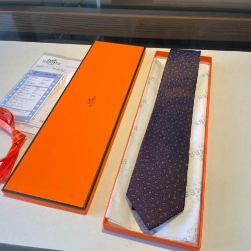 Replica Hermes Necktie For Men #1194587 $34.00 USD for Wholesale