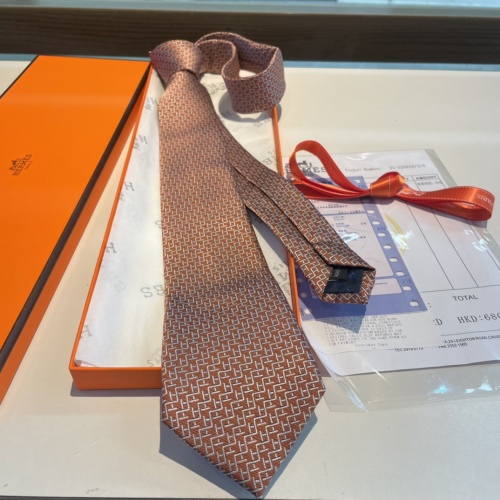 Replica Hermes Necktie For Men #1194598 $34.00 USD for Wholesale