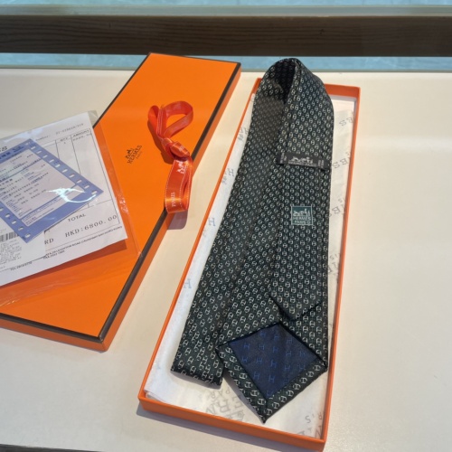 Replica Hermes Necktie For Men #1194602 $34.00 USD for Wholesale
