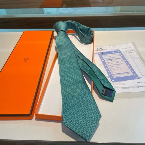 Replica Hermes Necktie For Men #1194608 $34.00 USD for Wholesale