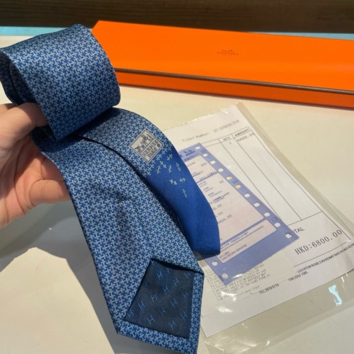 Replica Hermes Necktie For Men #1194609 $34.00 USD for Wholesale