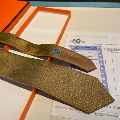Replica Hermes Necktie For Men #1194610 $34.00 USD for Wholesale