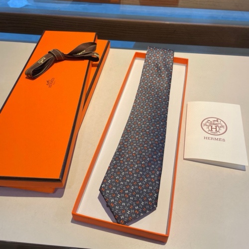 Replica Hermes Necktie For Men #1194611 $34.00 USD for Wholesale