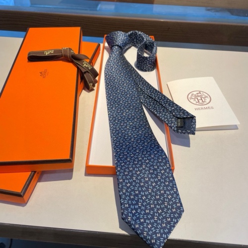 Replica Hermes Necktie For Men #1194614 $34.00 USD for Wholesale
