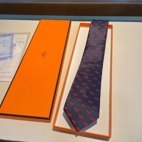 Replica Hermes Necktie For Men #1194616 $34.00 USD for Wholesale