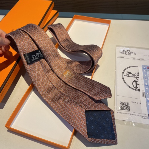 Replica Hermes Necktie For Men #1194617 $34.00 USD for Wholesale