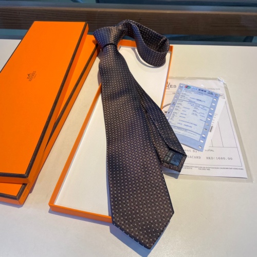Replica Hermes Necktie For Men #1194619 $34.00 USD for Wholesale