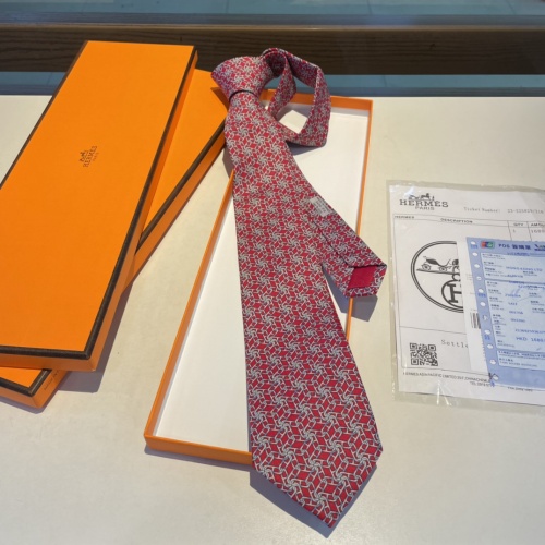 Replica Hermes Necktie For Men #1194643 $48.00 USD for Wholesale