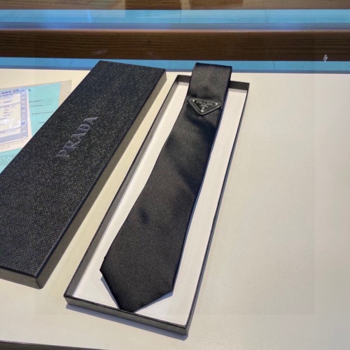 Prada Necktie In Black For Men #1194974 $34.00 USD, Wholesale Replica Prada Necktie